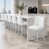 White Seat/Polished Chrome Frame est en rupture de stock
