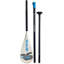Raquette de SUP en fibre synthétique hybride 3 pièces RAVE