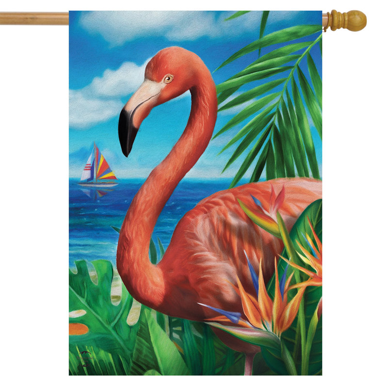 Drapeau Flamingo Paradise Summer House