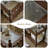 Modern Solid Wood+Glass End Table