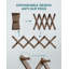 Portemanteaux mural en bois accordéon, portemanteau extensible avec 14 chevilles