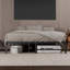 Structure de lit plateforme en métal, structure en métal robuste, aucun sommier requis (double)-261437623