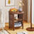 Round End Table With 3-Tier Storage Shelves-232818153-231876232
