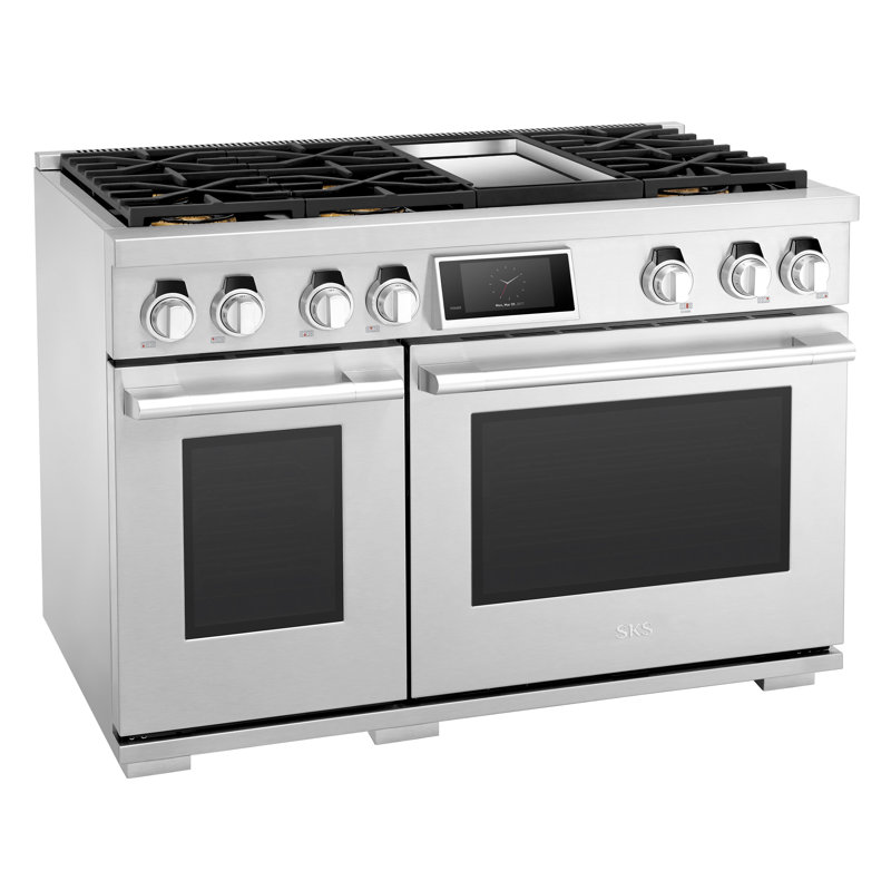 48-Inch Dual-Fuel Pro Range With Sous Vide And Induction