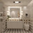 Molly Front & Back LED Anti-Fog Tempered Glass Wall Bathroom Vanity Mirror - UL Certified-111627183