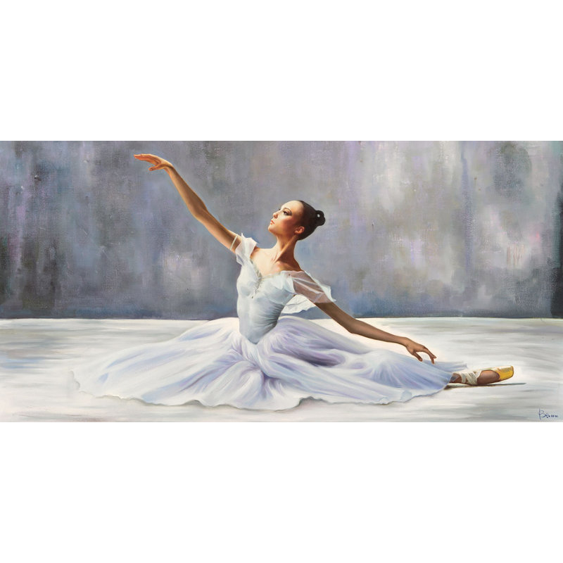 Ballerina by Pierre Benson - Wrapped Canvas Print, 60cm H x 120cm W x 4cm D