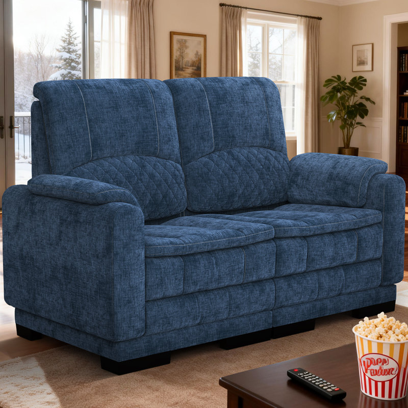 Modular Sectional Sofa Couches for Living Room, Comfortable Boneless Cloud Couch, Modern Loveseat Sofa Cozy Deep Seat Sofa, Collapse Prevention Reinforcement Easy