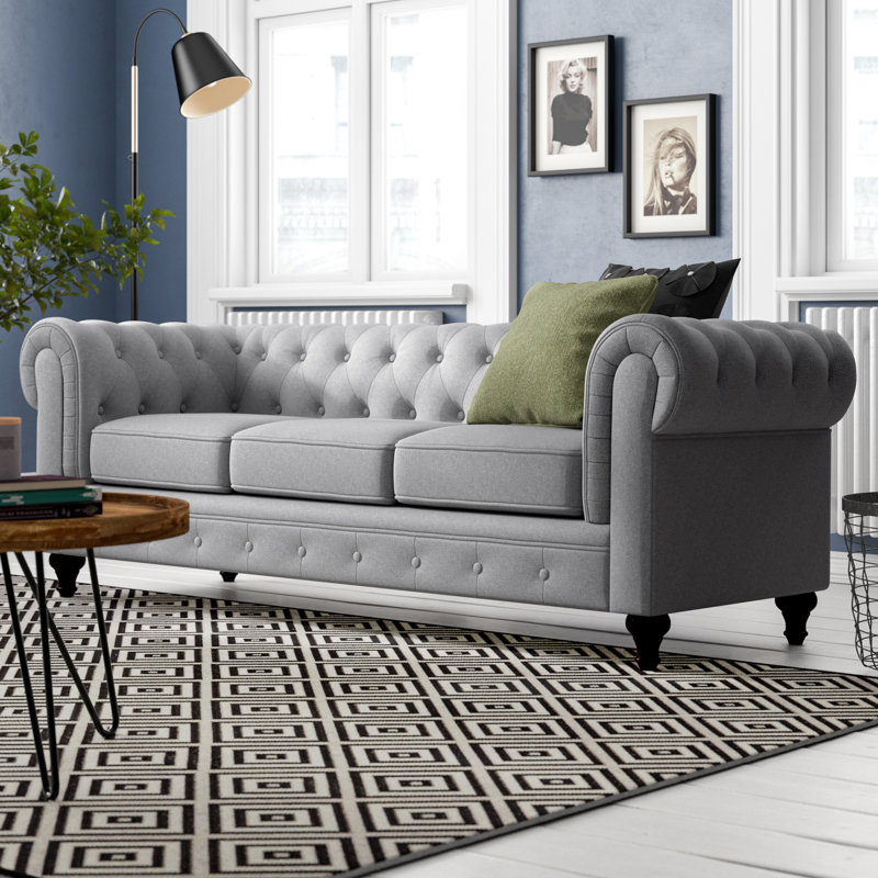 Castalia 3 Seater Sofa, Light Grey