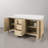 Trayshawn 72 In. Double Sink Whitebrook Engineered Marble Countertop Bath Vanity-776502258