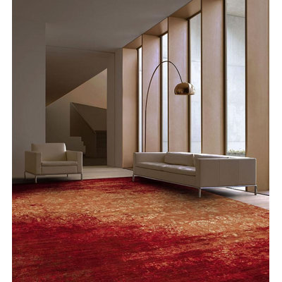 Tapis rectangulaire en laine Réserve Avant-Garde