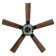 52"W Khat 5-Blade Remote-Controlled Stained Glass Ceiling Fan