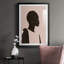 Silhouette rose II par - impression sur-226474365-226474367