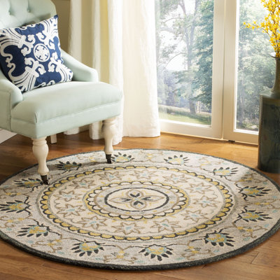 Braley Novelty Hand Tufted Wool And Cotton With Latex Oriental Rug