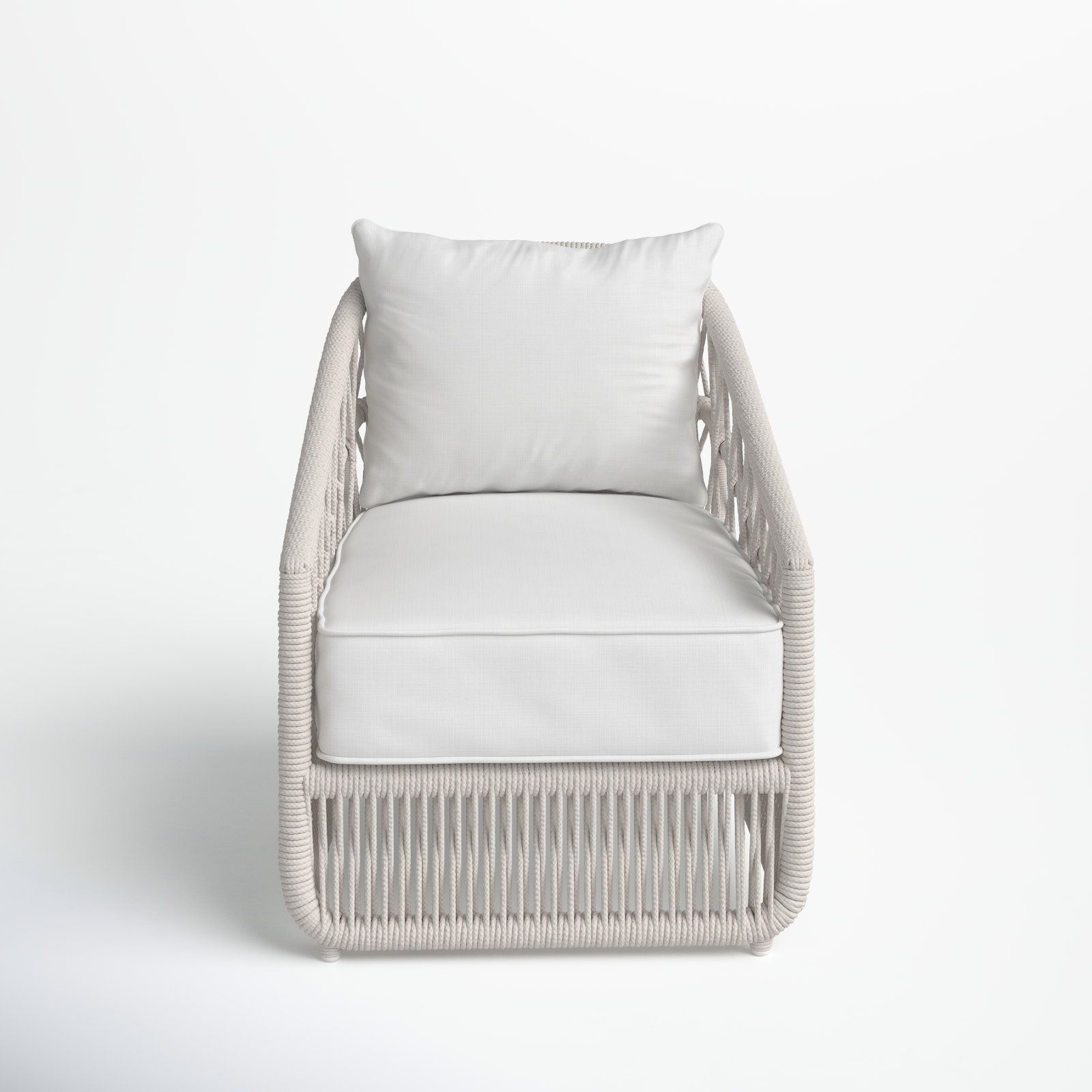 Lucan Sunbrella® Patio Lounge Chair, Linen Canvas Sunbrella® Canvas