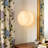 1-Light Faux Alabaster Flush Mounted Sconce
