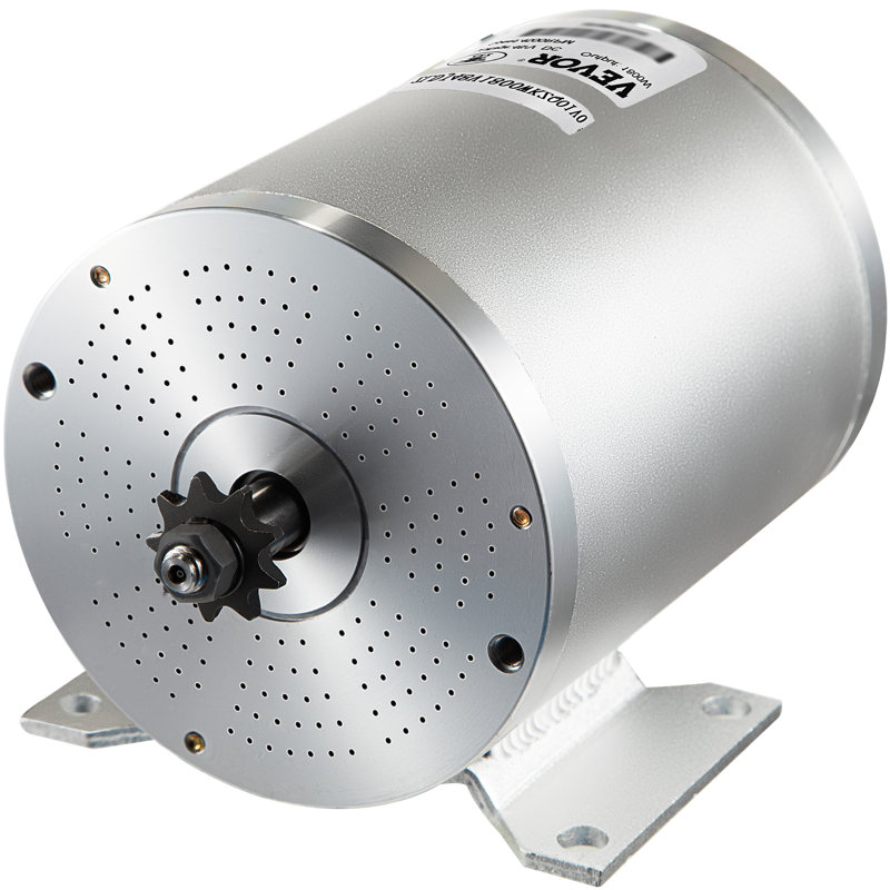 48V DC Brushless Motor w/Mounting Bracket &Controller &Key For E-Scooter