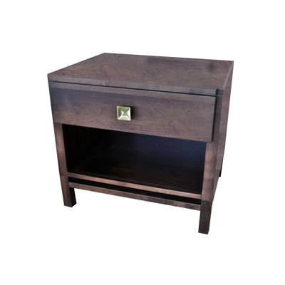 Salon Mabel 24'' W Solid Wood Nightstand