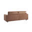 Ensemble de canapé modulaire en velours côtelé de style moderne minimaliste 2 pièces, brun, convenant à un usage quotidien-1501746837