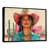 Black Floater Framed