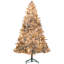 Arbre de Noël articulé artificiel enneigé 6,5 / 7 pi avec lumières claires et base en métal