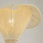Lampe sur pied côtière moderne 1 lumière 60 po avec abat-jour en rotin tissé à la main Eira