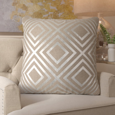 Chloe Linen Geometric Throw Pillow