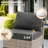 Daltry 11 Piece Outdoor Wicker Conversation Sets With Fire Pit Table and Coffee Table With built-in lights-71144900