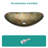 Artistic Tempered Glass Elegant Gold-Foil Glass Vessel Sink With Chrome Pop-Up Drain-124005797-124005794