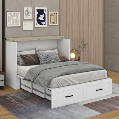 Queen Size Murphy Bed With Charging Station