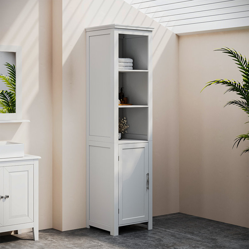 Huerta Bathroom Cabinet, White