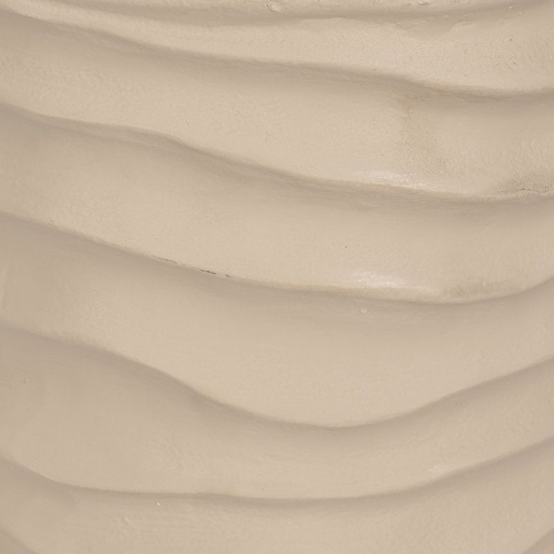 Vase en métal et aluminium Anarbek, H 18 po x l 8 po x P 8 po