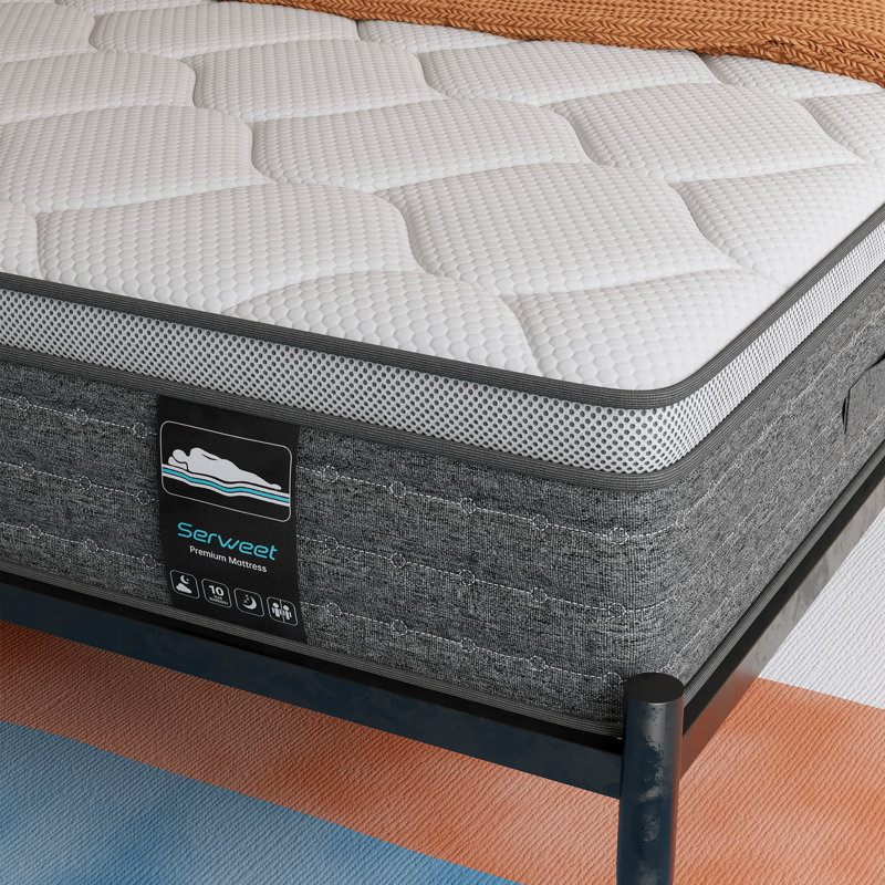 Matelas hybride en mousse viscoélastique 10 pouces, Double / double
