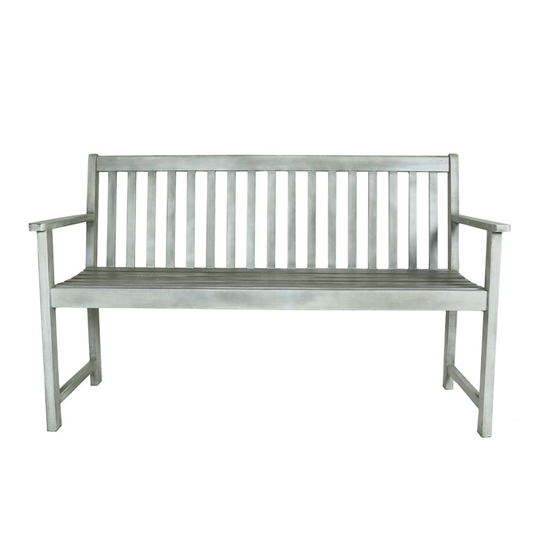 Solid Wood Acacia Outdoor Bench