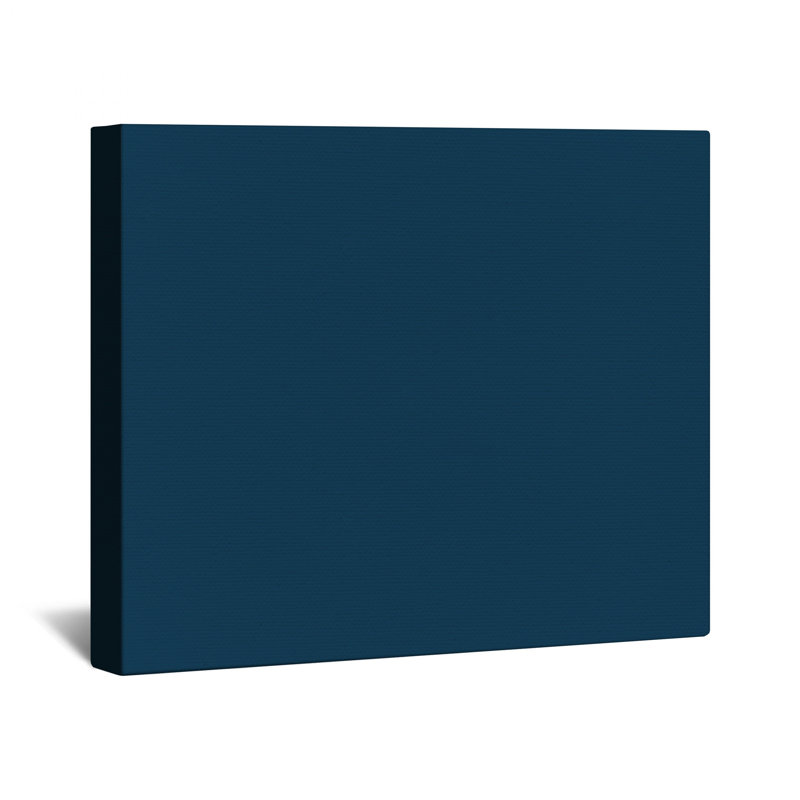Solid Blue Background Canvas Gallery Wrap, 24 x 36 inches
