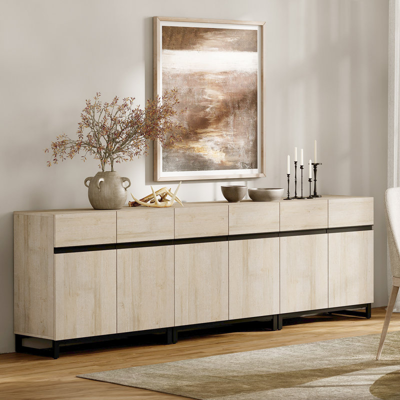 Aadam 94.5'' Sideboard, Beige