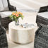 Nayquan 4-Person Outdoor Conversation Set, Cushions Included