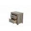 Table de chevet en chêne gris clair-1704442576