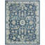 Sundara Botanique Indigo Crest Wool Hand-Tufted Area Rug-1083820795