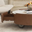 Table basse et table de cocktail avec rangement, table moderne en bois MDF de 89 cm (35 pouces) pour la maison