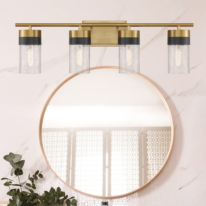 Cabriano 4 - Light Vanity Light, 8.75" H x 30" W x 30" D, 4 Lights