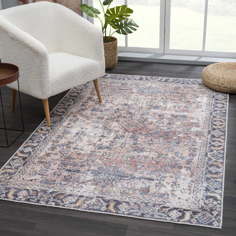 Jaelyne Oriental Indoor Rug, Rectangle 6'7" x 9'