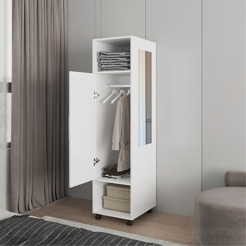 Garde-robe Boston, chambre à coucher, blanc, Blanc