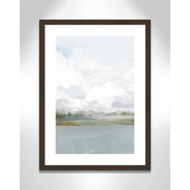 All Shore - Impression de cadre photo sur papier, Papier encadré brun, H 23 po x l 17 po x P 0,75 po