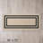 Double Border Machine Tufted Performance Natural Twist/Black Rug-1334612459