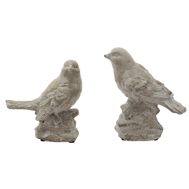 Statuette oiseau en ciment Spera