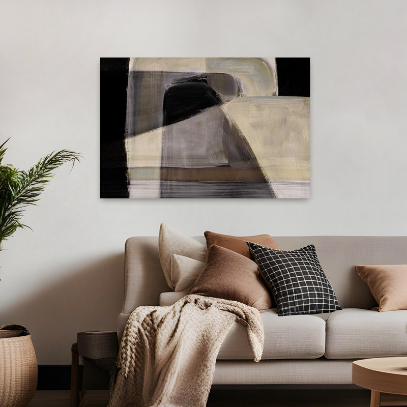 Art contemporain, art contemporain abstrait, H 48 po x l 32 po