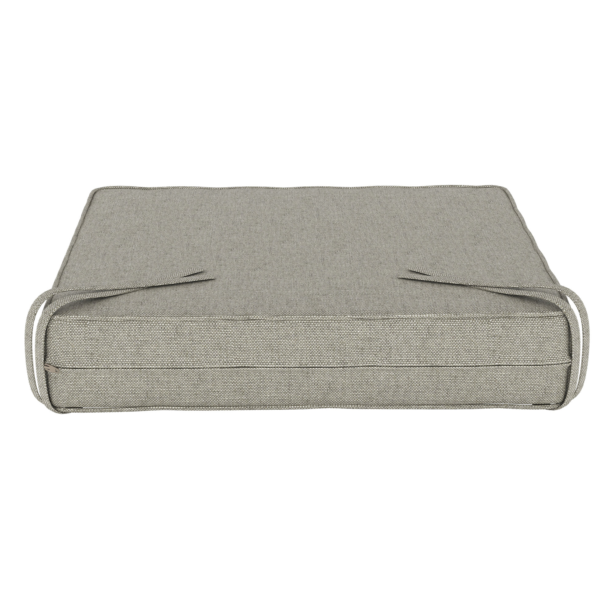 Sunbrella® Outdoor Dining Chair Seat Cushion, Spectrum Dove Sunbrella® Plainweave, 17" W x 17" D