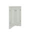 Armoire d'angle triangulaire avec tablettes réglables et portes chics-1696058394