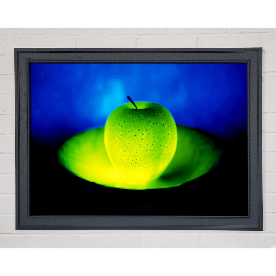 Green Apple Glow - Einzelner Bilderrahmen Kunstdrucke