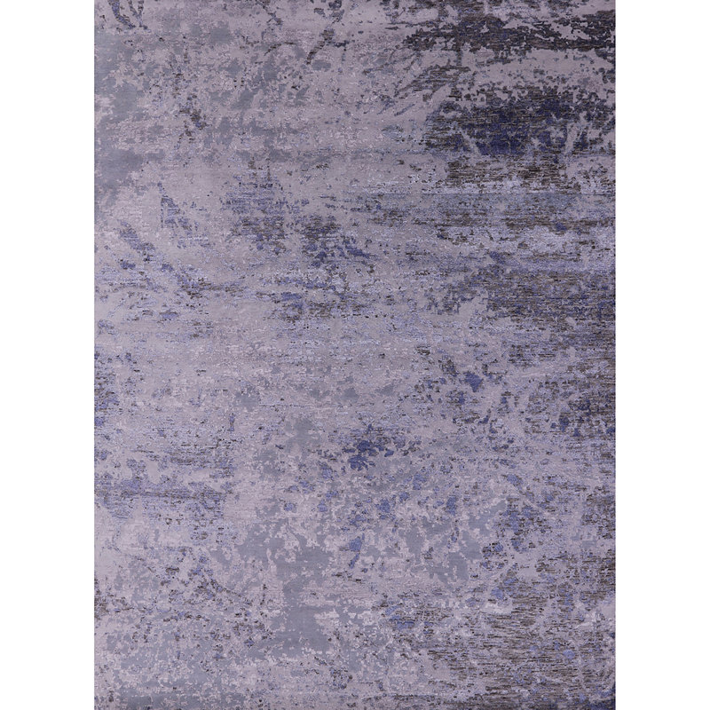 Tapis mauve / gris Burchinal, Rectangle 7 pi x 10 pi